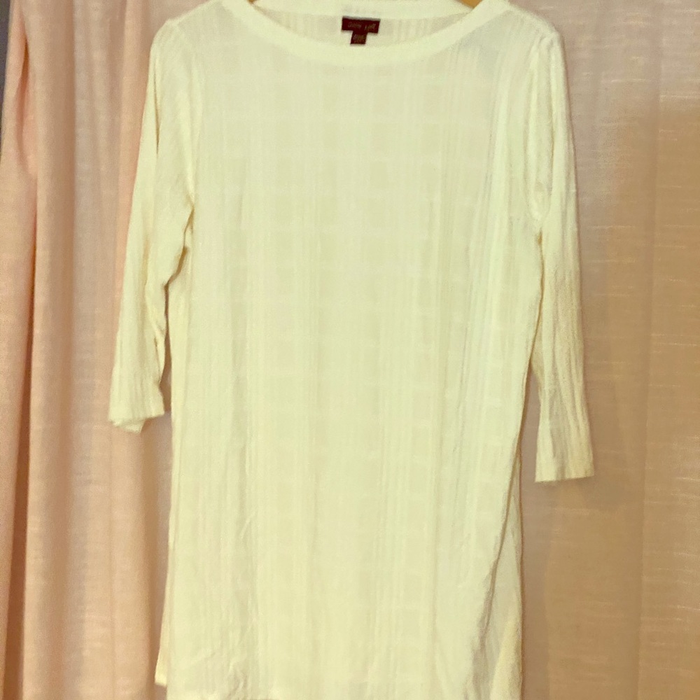 Cream JJill petite tunic